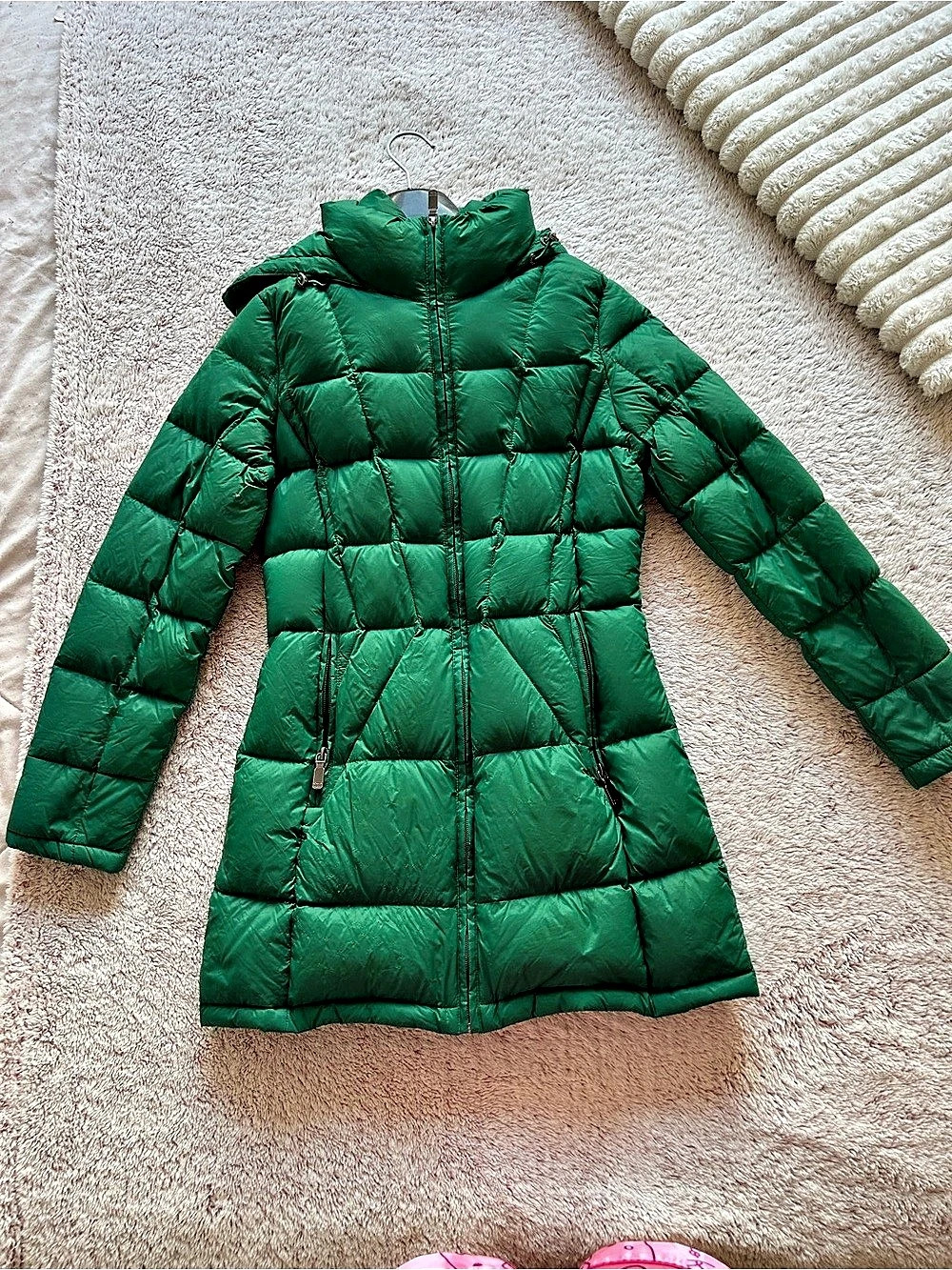 Calvin Klein Packable Down Puffer Jacket Green XS